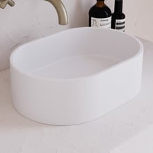 EQ 400mm Oval Concrete Above Counter Basin